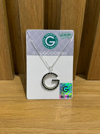 Colar Goiás "G" Cravejado