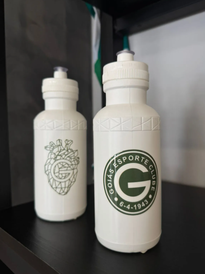 Squeeze Plástica Garrafa Goiás Branca 500ml