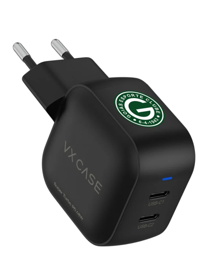 Adaptador de Carga Turbo 48W 2 Tipo-C Striker Preto - Goiás