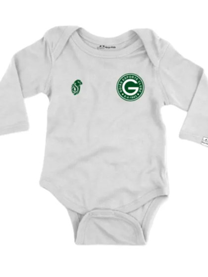 Body Goiás Manga Longa Branco Tradicional