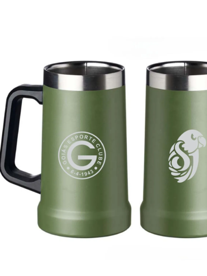 Caneca Térmica Goiás Inox Verde 700ml