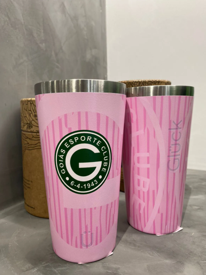 Copo Térmico Goiás Sleek Salmão 473ml