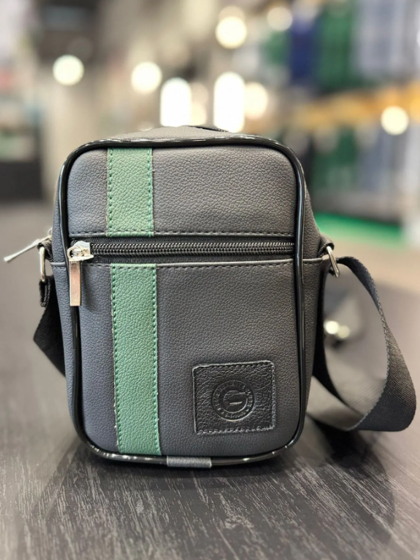 Bag Lateral Goiás Alviverde Preta