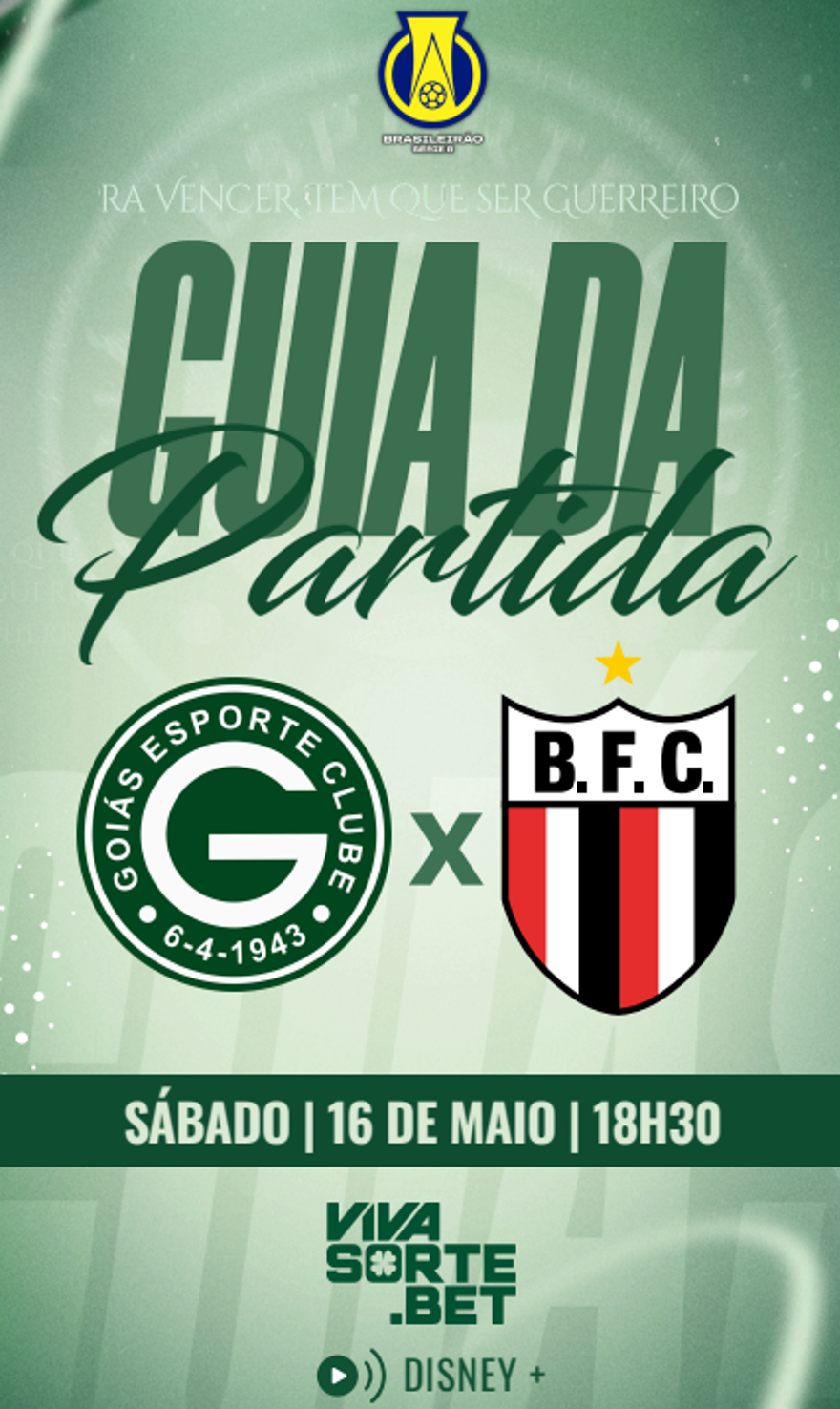 GOIÁS E.C x BOTAFOGO/SP | Guia da Partida em 16/maio | Campeonato Brasileiro Série B