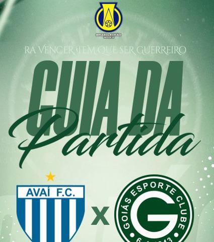 AVAÍ F.C x GOIÁS E.C | Guia da Partida em 24/maio | Campeonato Brasileiro Série B