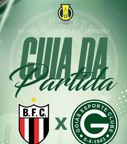 BOTAFOGO/SP x GOIÁS E.C | Guia da Partida em 14/setembro | Campeonato Brasileiro Série B