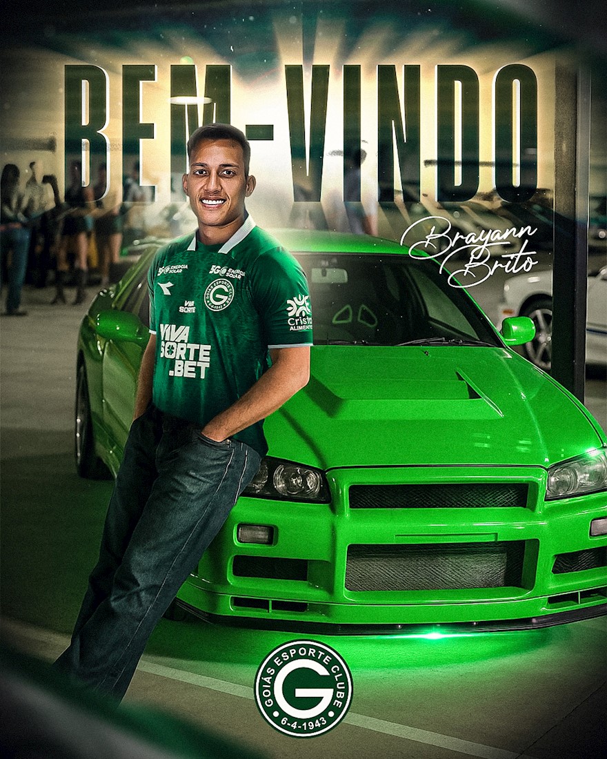 Brayann, novo reforço do Goiás.