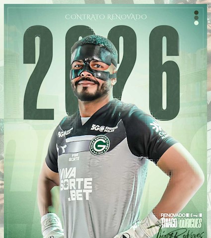 Thiago Rodrigues tem contrato renovado com o Goiás