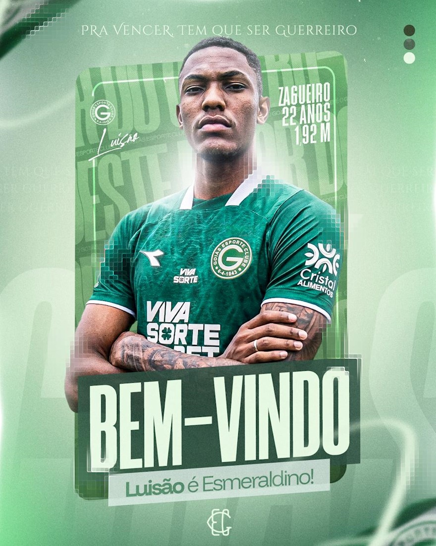 Luisão é o novo jogador do Goiás