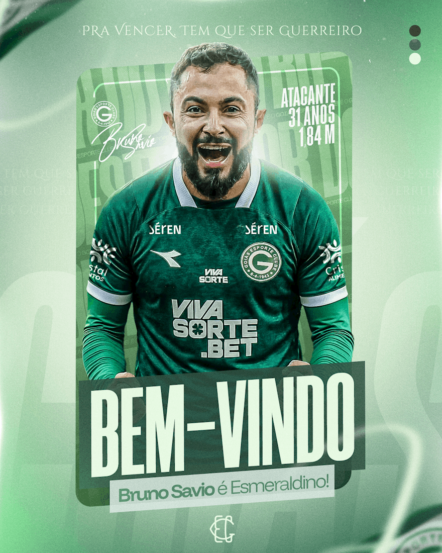 Bruno Sávio, novo jogador do Goiás