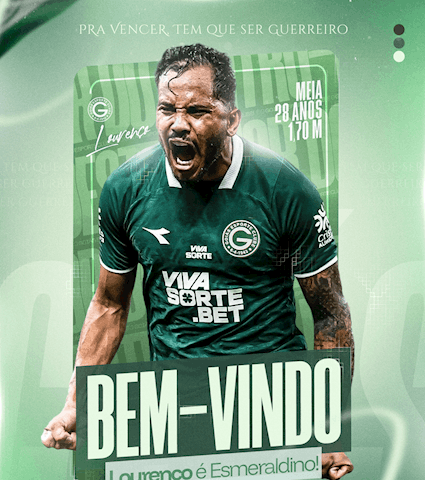 Lourenço é o novo jogador do Goiás