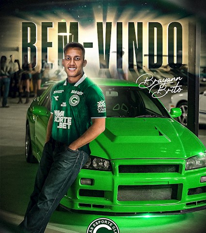 Brayann é o novo reforço do Verdão