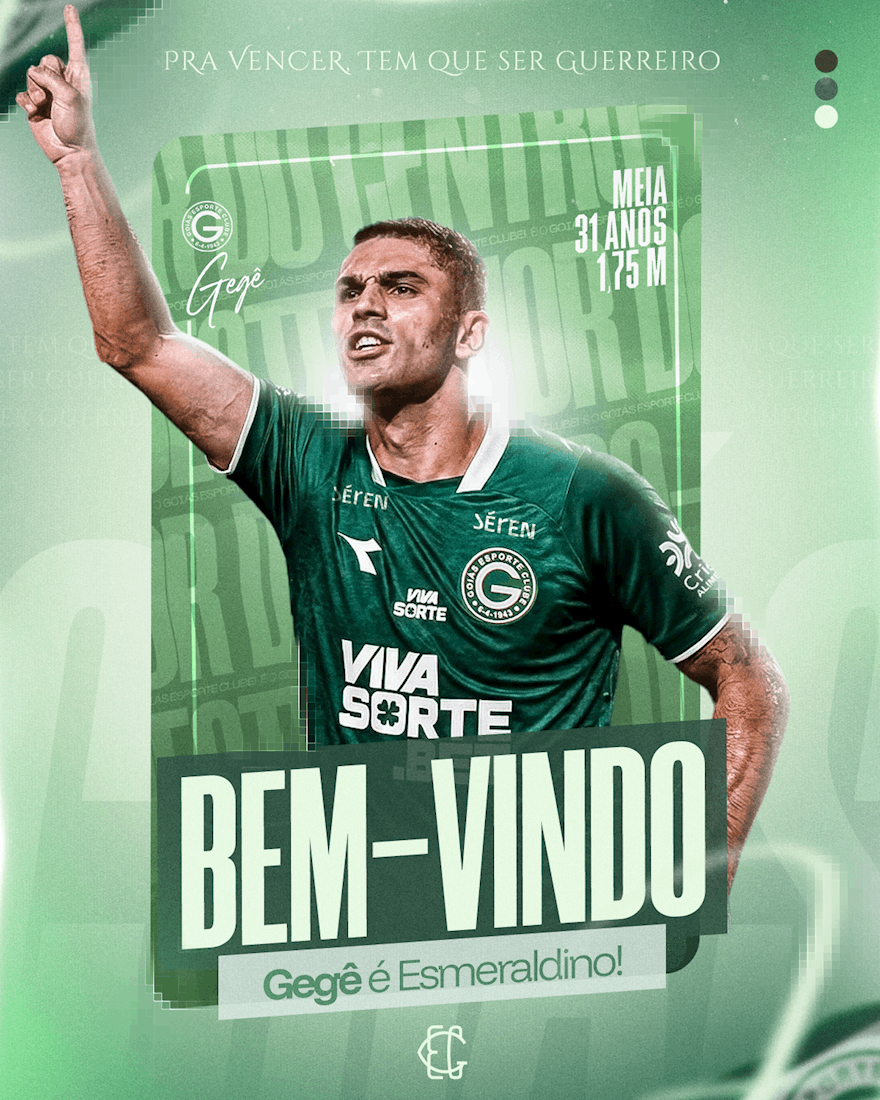 Gegê, novo jogador do Goiás