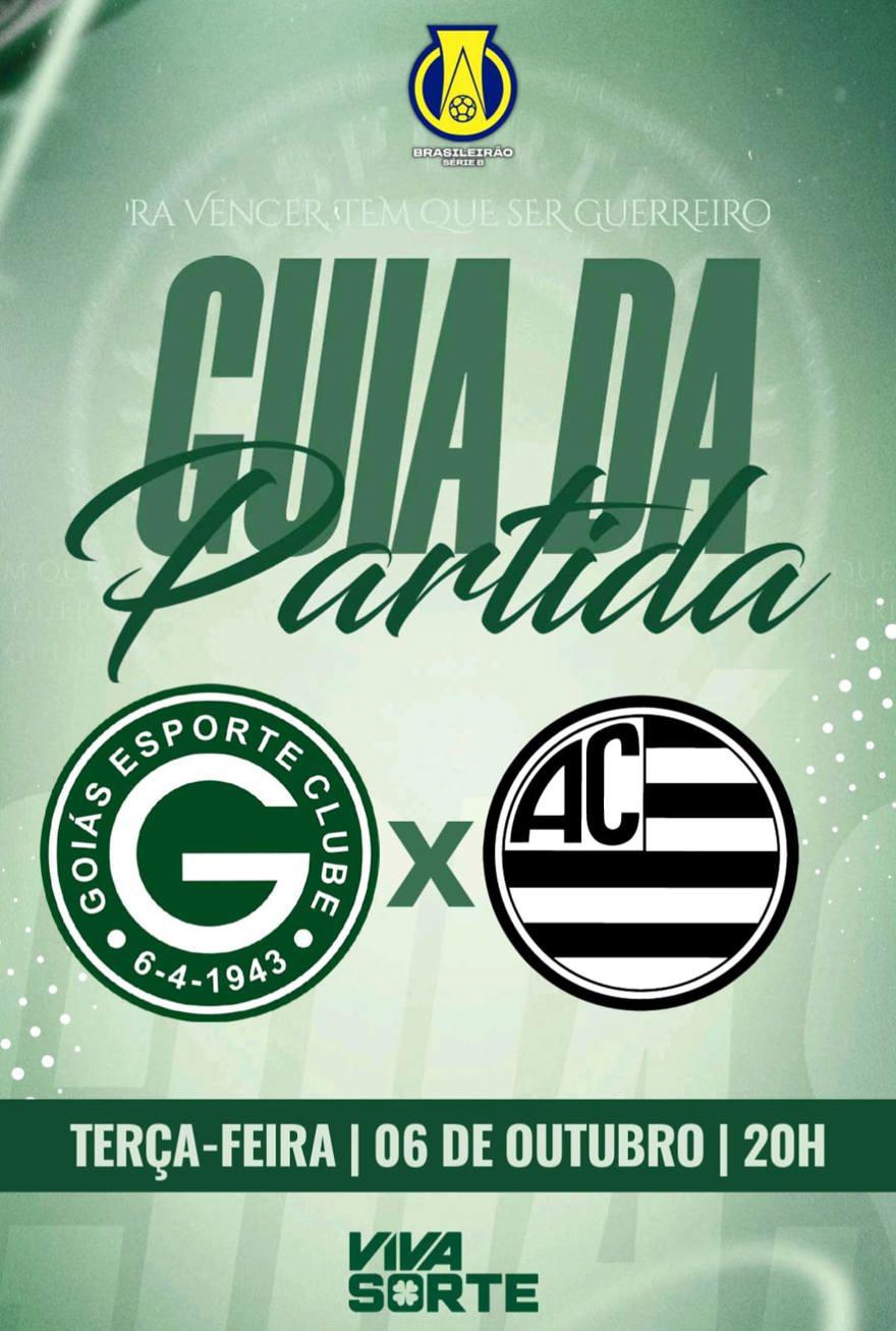 GOIÁS E.C x ATHLETIC CLUB | Guia da Partida em 6/outubro | Campeonato Brasileiro Série B