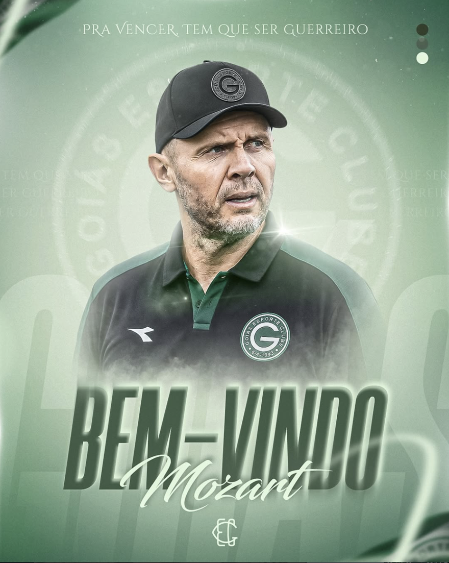 Mozart é o novo treinador do Goiás Esporte Clube
