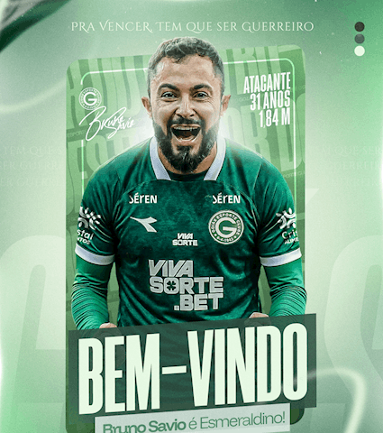 Bruno Sávio é o novo jogador do Goiás