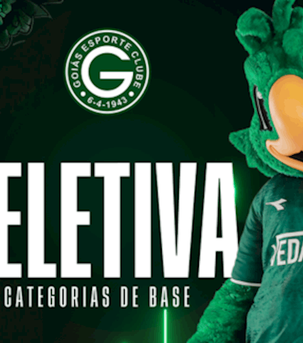 Goiás divulga datas de seletivas para Categorias de base do clube