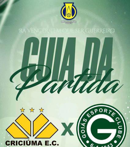 CRICIÚMA E.C x GOIÁS E.C | Guia da Partida em 15/agosto | Campeonato Brasileiro Série B