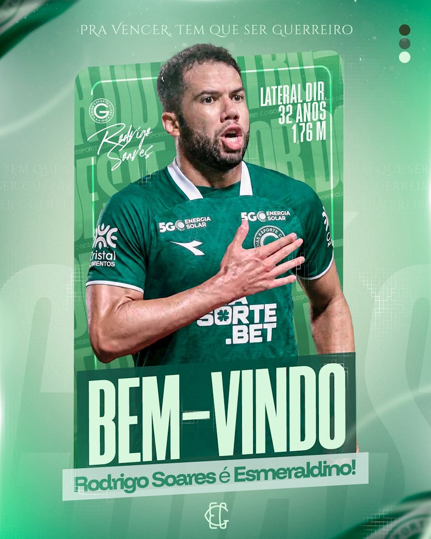 Rodrigo Soares, novo lateral-direito do Goiás