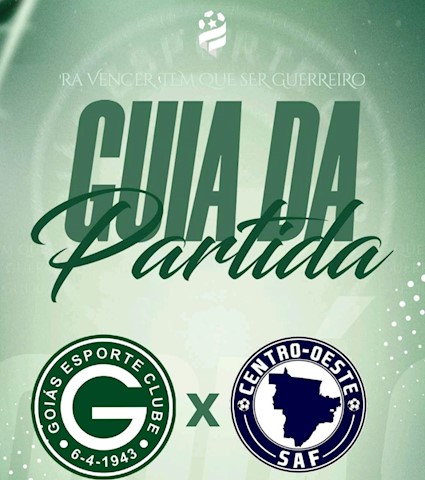 Goiás E.C x Centro Oeste Saf | Guia da Partida | Goianão 2026