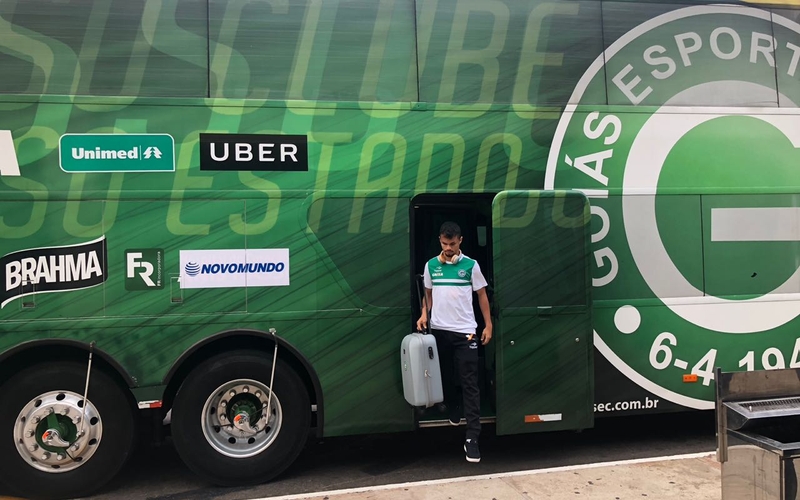 Goiás embarca rumo ao sul do país