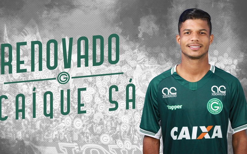 Caíque Sá têm vínculo renovado com o Goiás