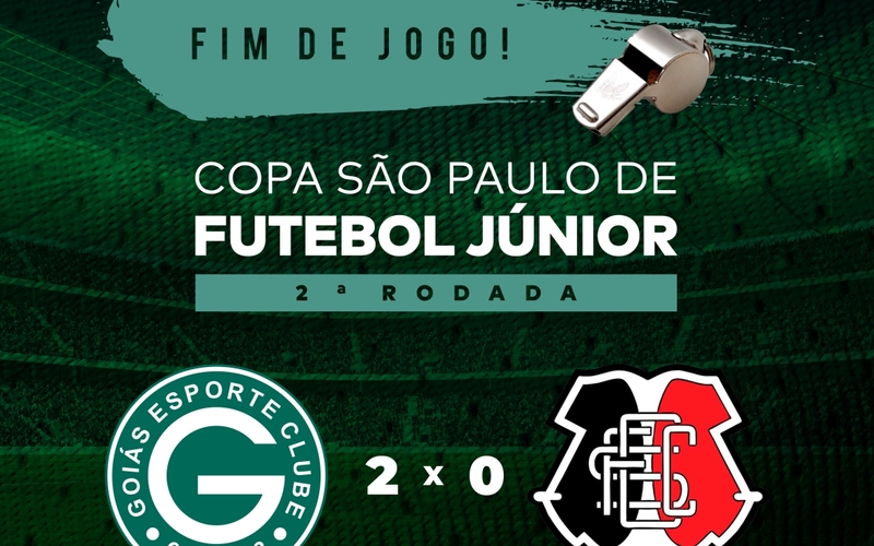 Goiás vence o Santa Cruz e se classifica na Copinha