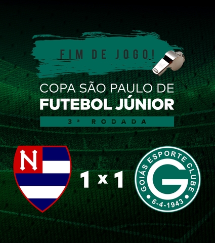 Goiás garante a liderança de seu grupo na Copinha