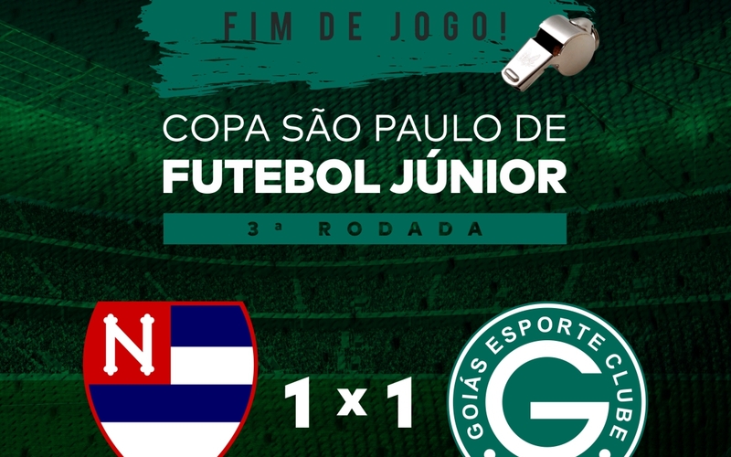 Goiás garante a liderança de seu grupo na Copinha