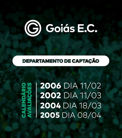Avaliações para nascidos em 2002, 2004, 2005 e 2006