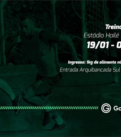 Treino aberto antes da estreia