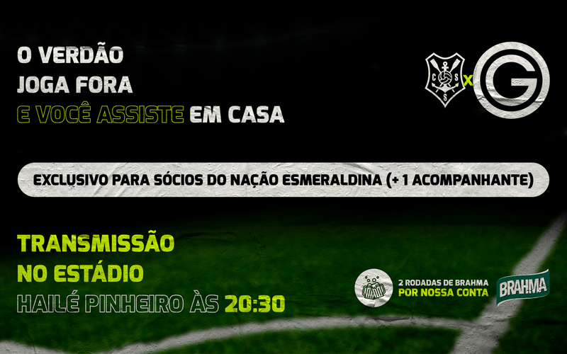 Goiás transmitirá Sergipe x Goiás AO VIVO no Estádio Hailé Pinheiro