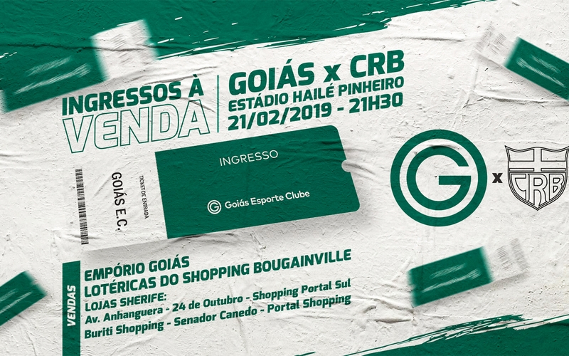 Ingressos à venda para Goiás x CRB