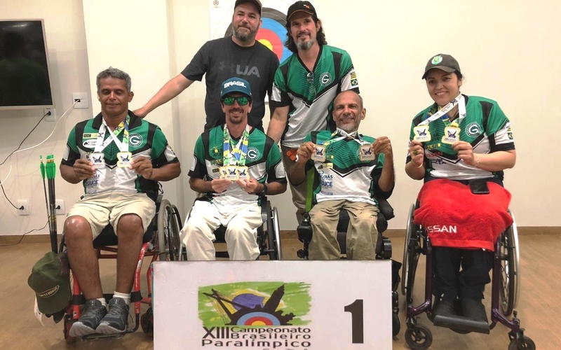 Goiás recebe ouro no Campeonato Paralímpico de Arco e Flecha 