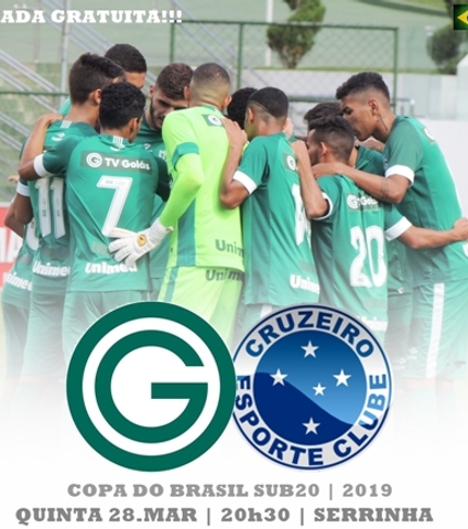 Entrada gratuita para Goiás x Cruzeiro na Serrinha - Copa do Brasil Sub-20