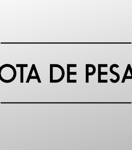 Nota de pesar