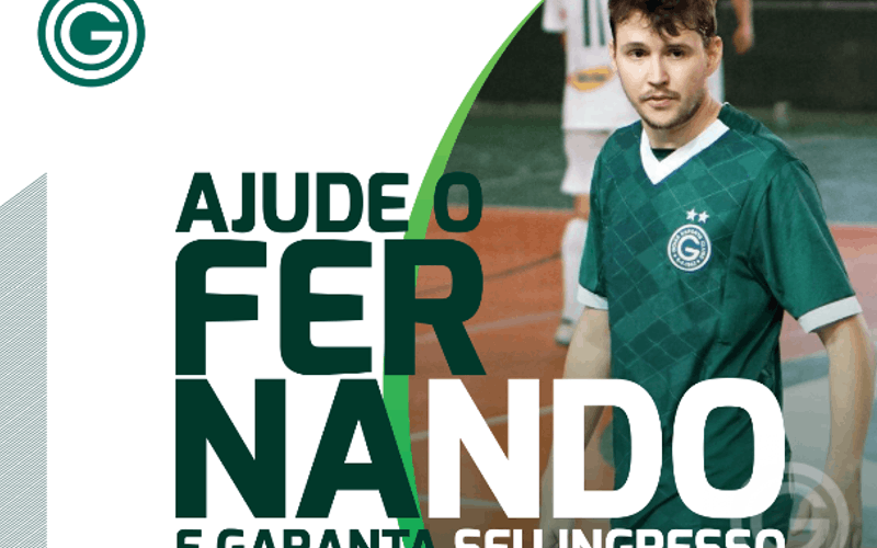 Ajude o Fernando e garanta seu ingresso!