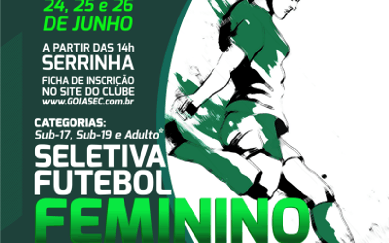 Futebol Feminino: Faça sua inscrição gratuita