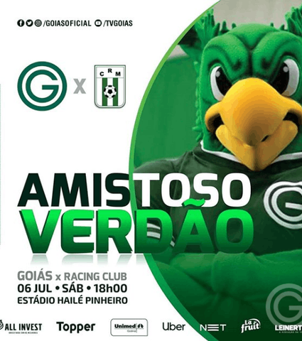 Goiás fará amistoso internacional em Goiânia 