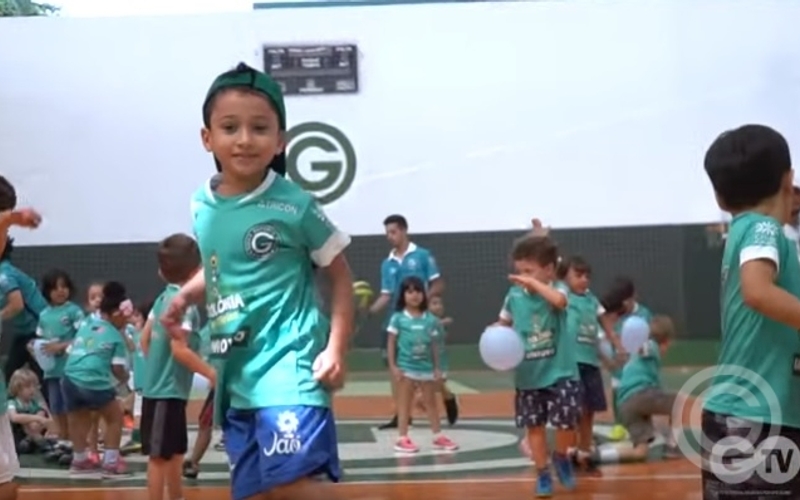 Sucesso total na colônia de férias do Goiás EC
