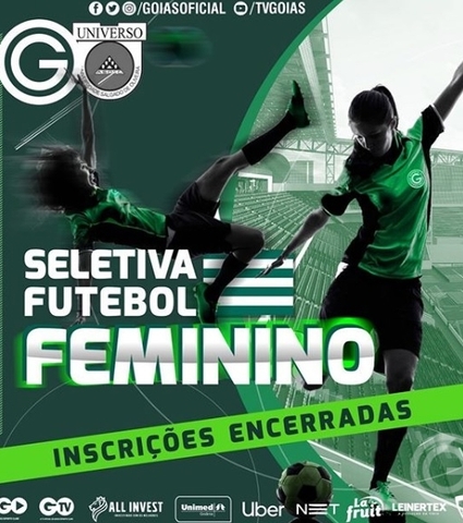 Encerradas as inscrições para a segunda seletiva do futebol feminino 