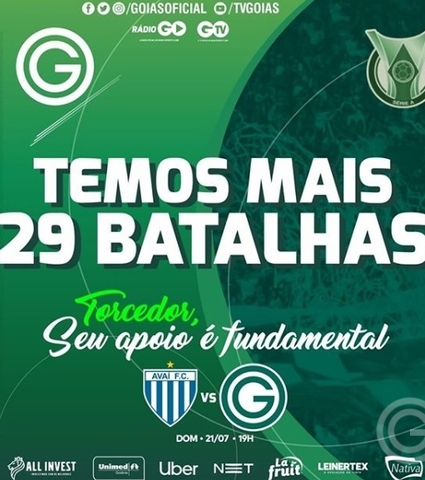 Temos mais 29 batalhas 