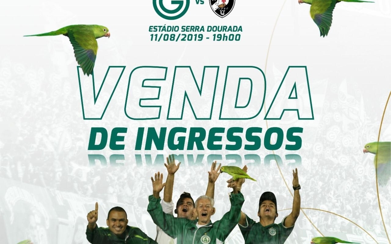 ? Ingressos para GOIÁS X Vasco
