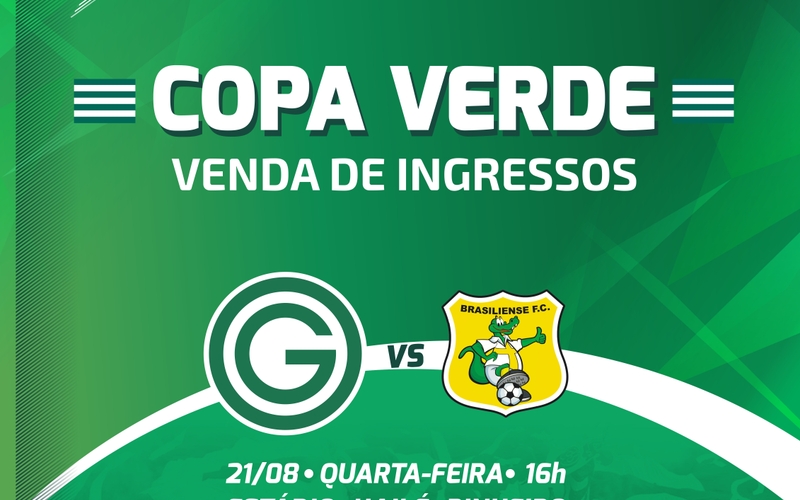 INGRESSOS PARA GOIÁS X BRASILIENSE