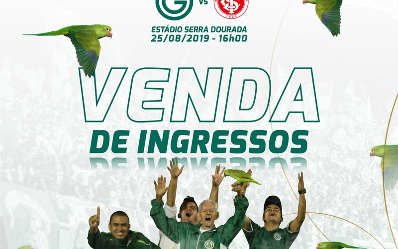 INGRESSOS PARA GOIÁS X INTERNACIONAL