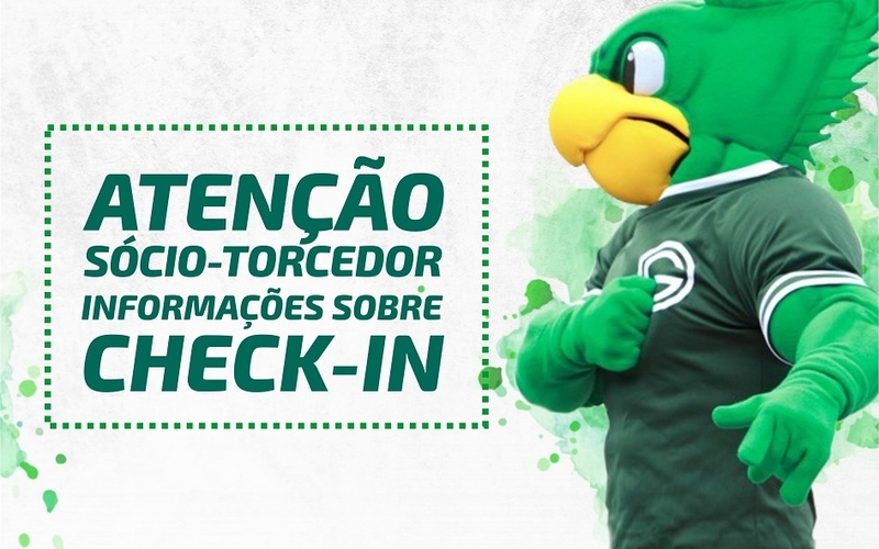 Sócio Sou Verdão: Check-in aberto para Goiás x Inter