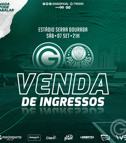 Ingressos para Goiás X Palmeiras