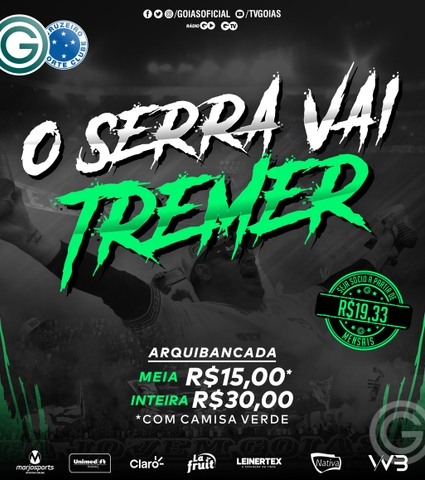Ingressos para Goiás x Cruzeiro