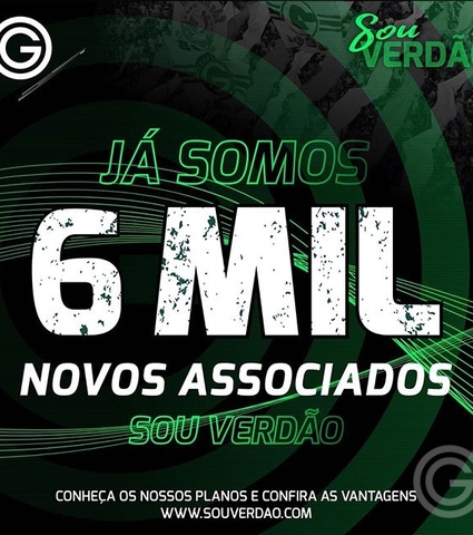 Sucesso total, Sou Verdão chega à 6 mil associados 