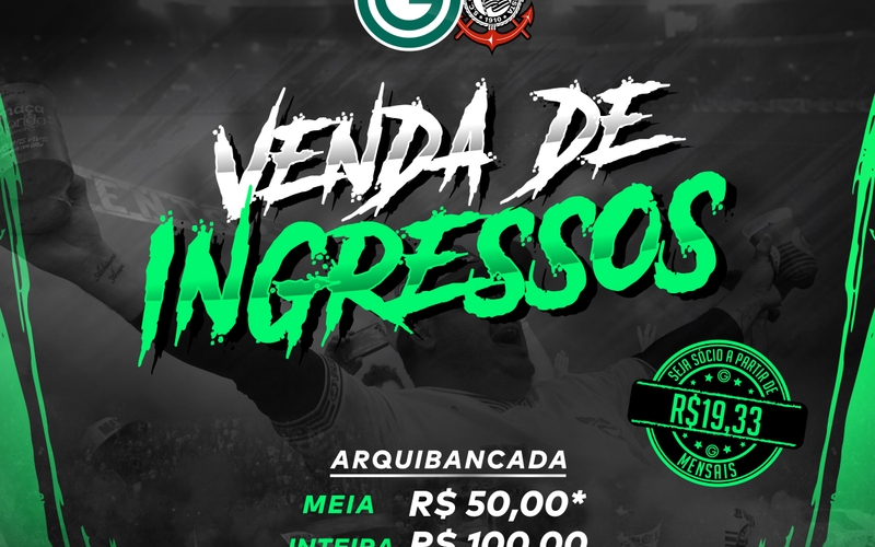 Ingressos para Goiás X Corinthians